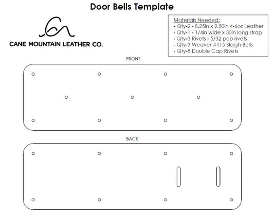 Christmas Door Bells Template