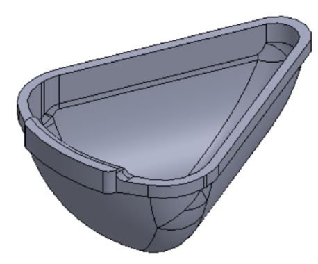 3d Print File of the Dump Cup for Weaver 8-Pocket Tray