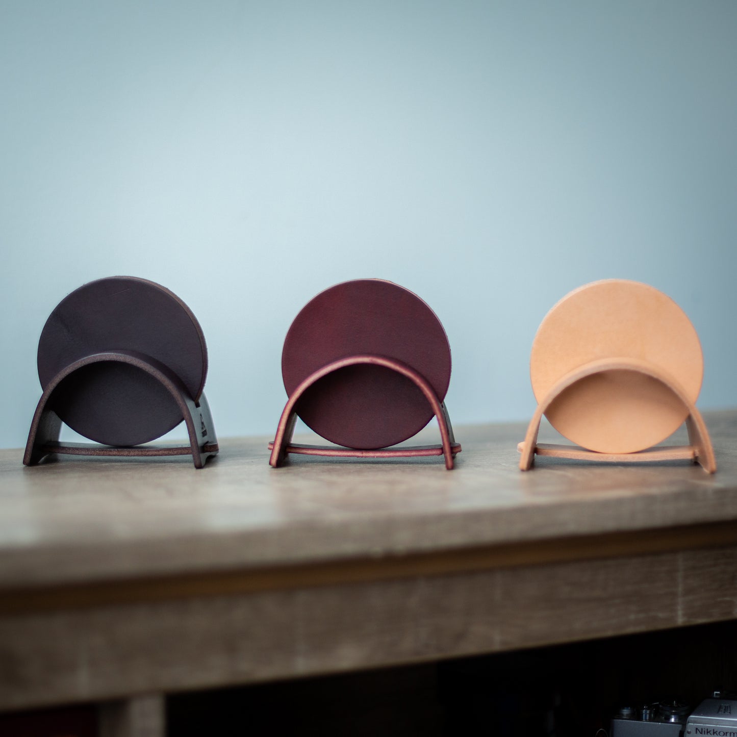 Celo Leather Coaster Set