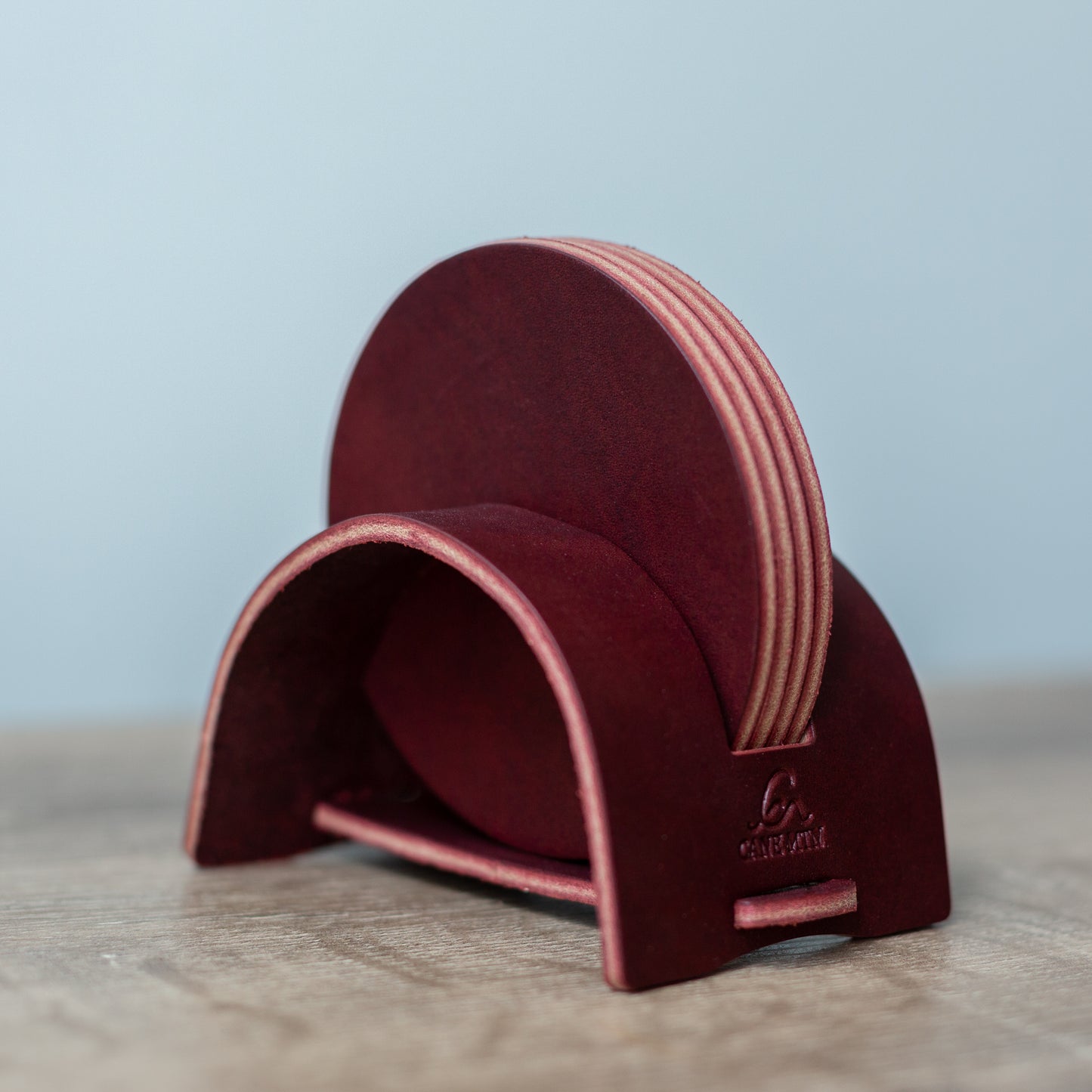 Celo Leather Coaster Set