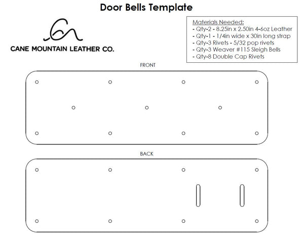 Christmas Door Bells Template