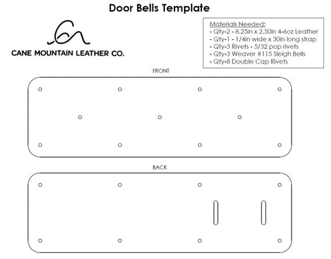 Christmas Door Bells Template